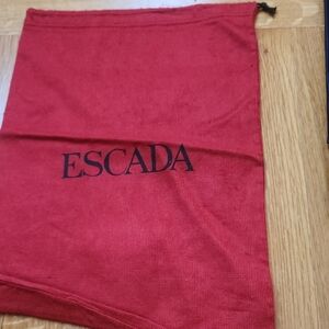Escada Red Dust Bag
